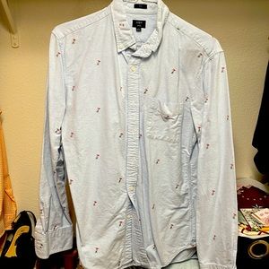 J Crew Embroidered Shirt